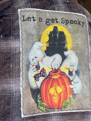 Halloween Series Art Flannel- LET'S GET SPOOKY